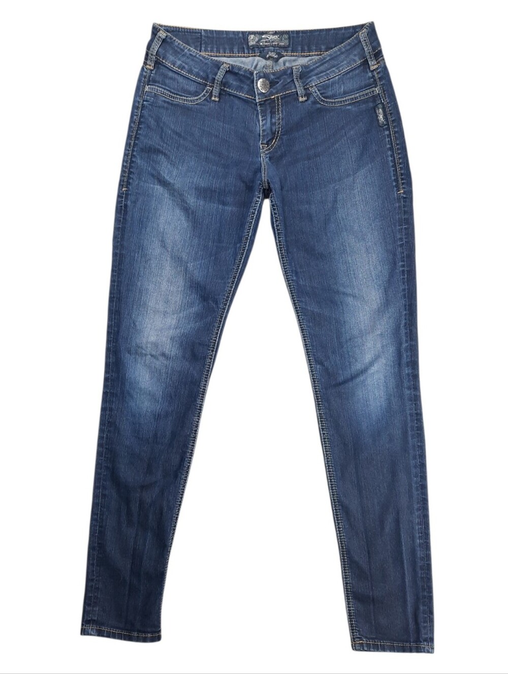 Silver Jeans Suki Jegging Low Rise Stretch Denim Blue Jeans SZ 28